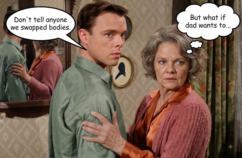 Obvious Question When Body Swapping With Your Mom